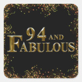 94誕生日 スクエアシール (正面)