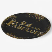 94誕生日 ペーパープレート (アングル)