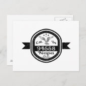 94558ナパで設立 ポストカード (正面/裏面)