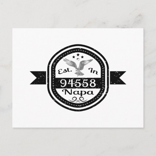 94558ナパで設立 ポストカード (正面)