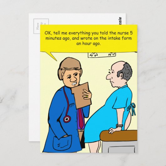 949あなたがナース漫画に話した全てを教えて ポストカード (正面/裏面)