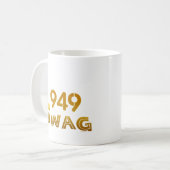 949カリフォルニアのスワッグ コーヒーマグカップ (正面左)