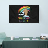 94 29素晴らしth誕生日スロッスレインボー以来 横断幕 (トレードショー)