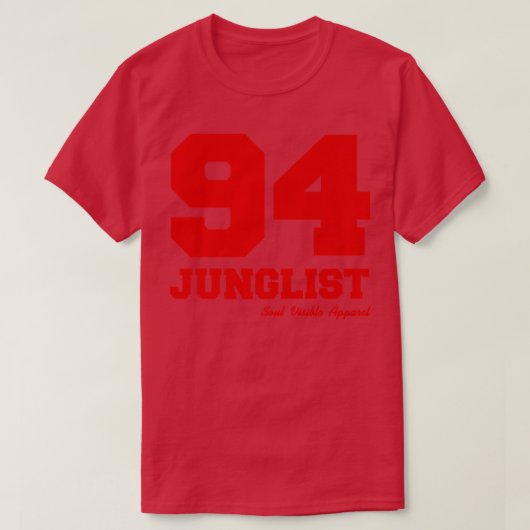 94 Junglist 1994ジャングル音楽愛好家 Tシャツ (デザイン正面)