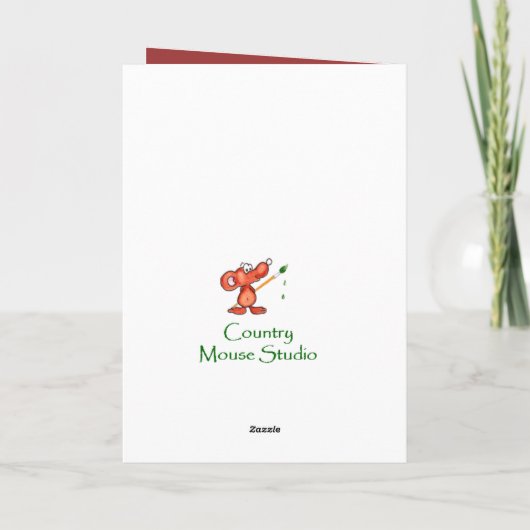 95おもしろい節誕生日かわいいスズメ鳥 カード (裏面)