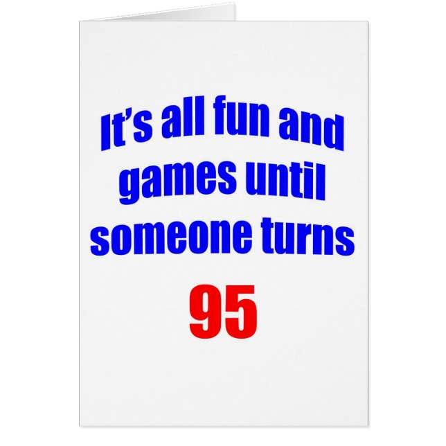 95のおもしろいおよびゲーム (正面)