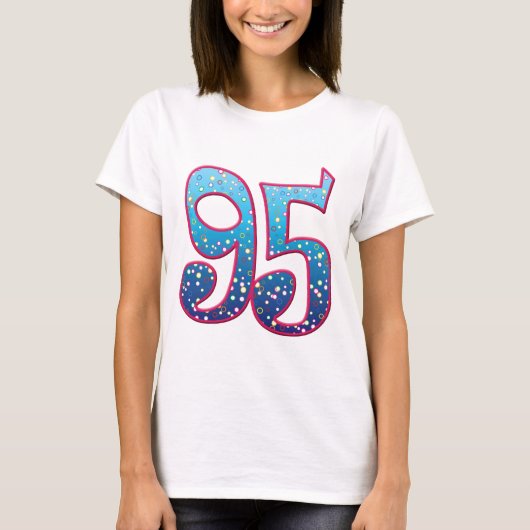 95の年齢の激賞 Tシャツ (正面)