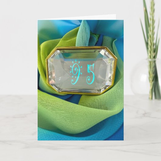 95ハッピーバースデー95年ジェムジュエルカード カード (正面)