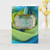 95ハッピーバースデー95年ジェムジュエルカード カード (黄色い花)