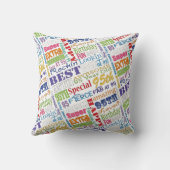 95ユニーク歳の誕生日プレゼント クッション (裏面)