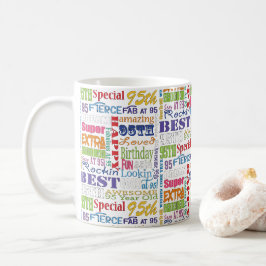 95ユニーク歳の誕生日プレゼント コーヒーマグカップ