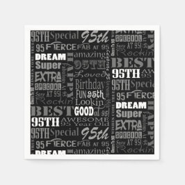 95ユニーク歳の誕生日プレゼント スタンダードカクテルナプキン