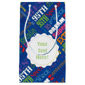 95ユニーク歳の誕生日プレゼント スモールペーパーバッグ (正面)