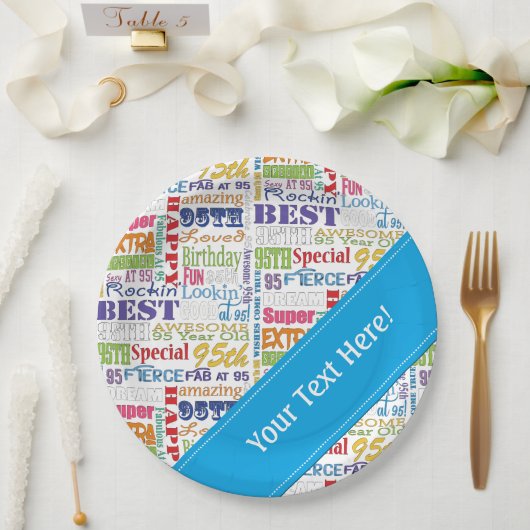 95ユニーク歳の誕生日プレゼント ペーパープレート (ウェディング)