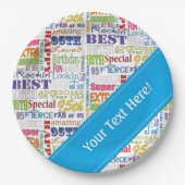 95ユニーク歳の誕生日プレゼント ペーパープレート (正面)