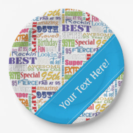 95ユニーク歳の誕生日プレゼント ペーパープレート