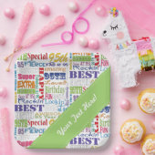 95ユニーク歳の誕生日プレゼント ペーパープレート (パーティー)