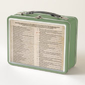 95ヶ条(Martin Luther) メタルランチボックス (正面)