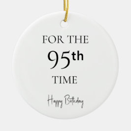 95回目の誕生日おめでとう セラミックオーナメント