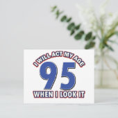 95歳のデザイン ポストカード (スタンド正面)
