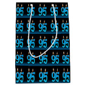 95歳の誕生日と目の玉ろうそく ミディアムペーパーバッグ (正面)