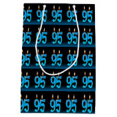 95歳の誕生日と目の玉ろうそく ミディアムペーパーバッグ (裏面)