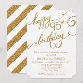 95歳の誕生日パーティーおめでとう 招待状 (正面/裏面)