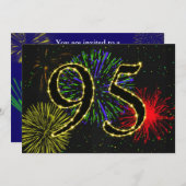 95歳の誕生日パーティーが招待される 招待状 (正面/裏面)
