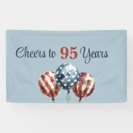 95歳の誕生日パーティーを祝おう 横断幕