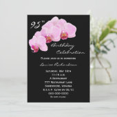 95歳の誕生日パーティー招待状　ハイビスカス 招待状 (スタンド正面)