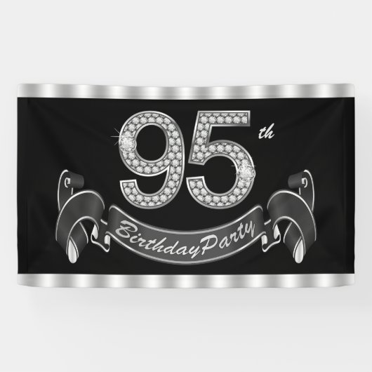95歳の誕生日パーティー 横断幕 (横)