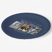 95歳の誕生日写真プレート ペーパープレート (アングル)