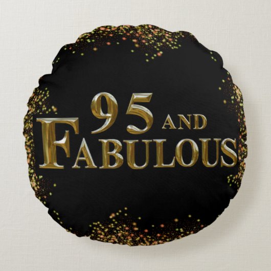 95歳の誕生日 ラウンドクッション (正面)