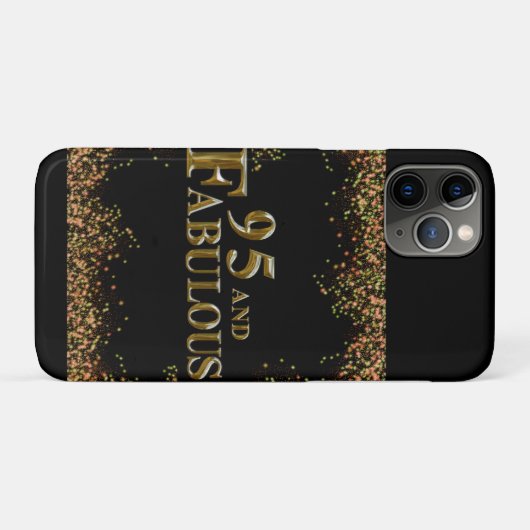 95歳の誕生日 Case-Mate iPhoneケース (裏面(横))