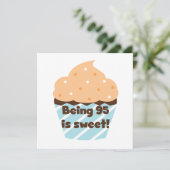 95歳は甘い誕生日Tシャツとプレゼント カード (スタンド正面)