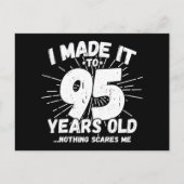 95歳皮肉ミームおもしろい95誕生日 ポストカード (正面)