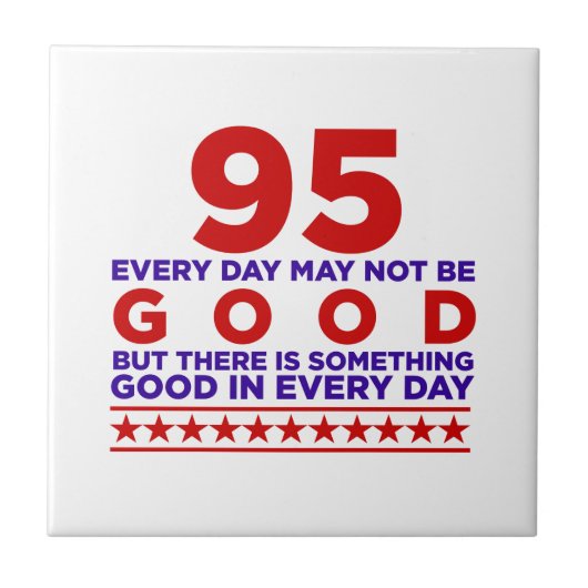95毎日マット良くない誕生日 タイル (正面)
