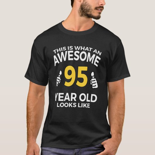 95番目の誕生日ギフト95歳T Tシャツ (正面)
