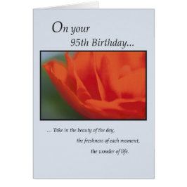 95番目の誕生日フラワー