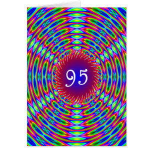 95番目の誕生日抽象芸術トリップ(幻覚体験)のような渦