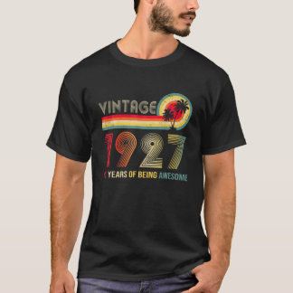 95番目の誕生日1927 95年のレトロ素晴らし Tシャツ