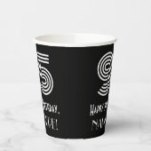 95番目の誕生日—インスパイアアールデコの外観「95」 +名前 紙コップ (左)