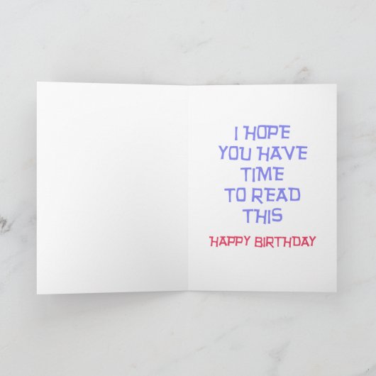 95番目の誕生日 カード (内部)