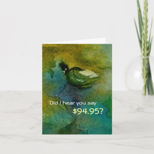 95番目ユーモアのあるの誕生日カード カード (正面)