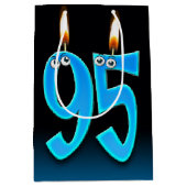 95誕生日キャンドルミディアム抱き枕 ミディアムペーパーバッグ (正面)