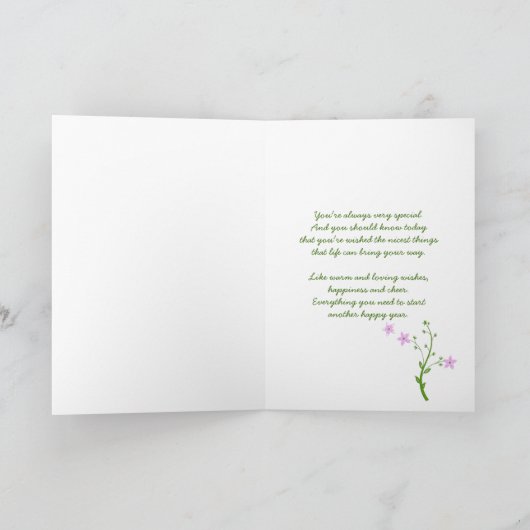 95誕生日バッグ カード (内部)