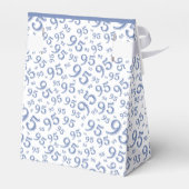 95誕生日ブルー/ホワイト番号模様 フェイバーボックス (裏面サイド)