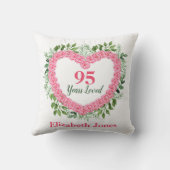 95誕生日枕 – 95年の愛されたデザイン クッション (裏面)