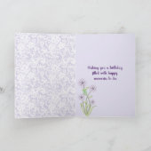 95誕生日用パンジー カード (内部)