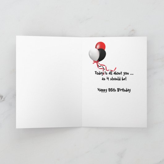 95誕生日 カード (内部)